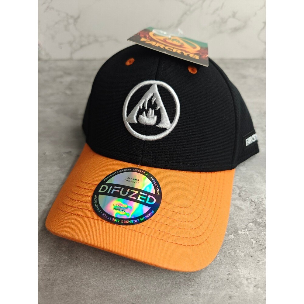 Far Cry 6 Video Game Hat Cap NWT Ubisoft Difuzed Snapback Fire Logo